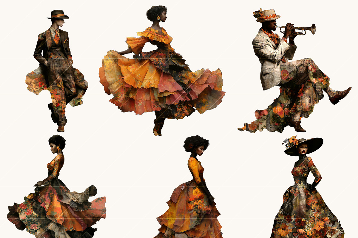 Quirky European Fashion Clipart, a Person Illustration by BusyDaydesign (Photo 2 of 9)