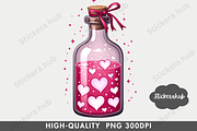Cute Valentine Clipart Png, a Seasonal Illustration by Stickera Hub (Thumbnail 9 of 15)