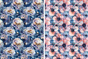 Floral Seamless Patterns Set, a Pattern Graphic by Bubert Art (Thumbnail 3 of 6)