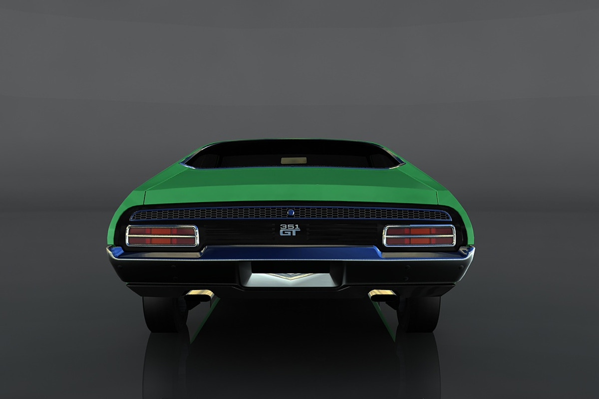 Ford XB Falcon GT, a Cars & Vehicle 3D Model by valtriiu (Photo 5 of 12)