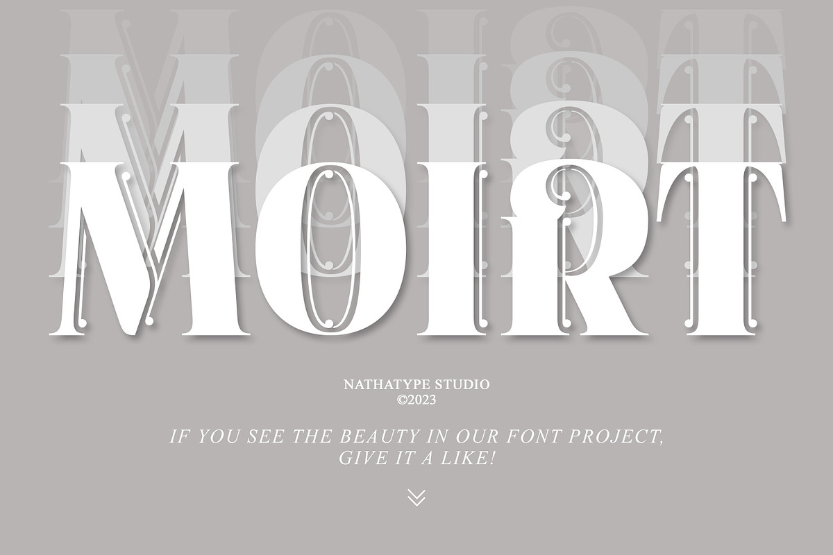 Moirt, a Serif Font by Nathatype (Photo 11 of 11)