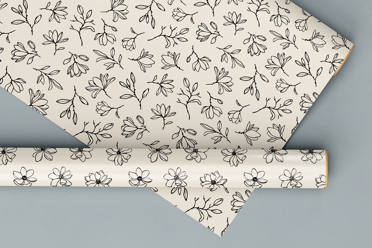 Magnolia - Patterns & Flowers, a Pattern Graphic by simpleblues (Photo 9 of 10)