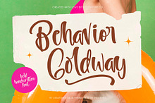 Behavior Goldway Bold Hand Font