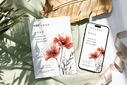 Ruby - Wedding Invitation Suite, an Invitation Template by CinderHeart Designs (Thumbnail 9 of 9)