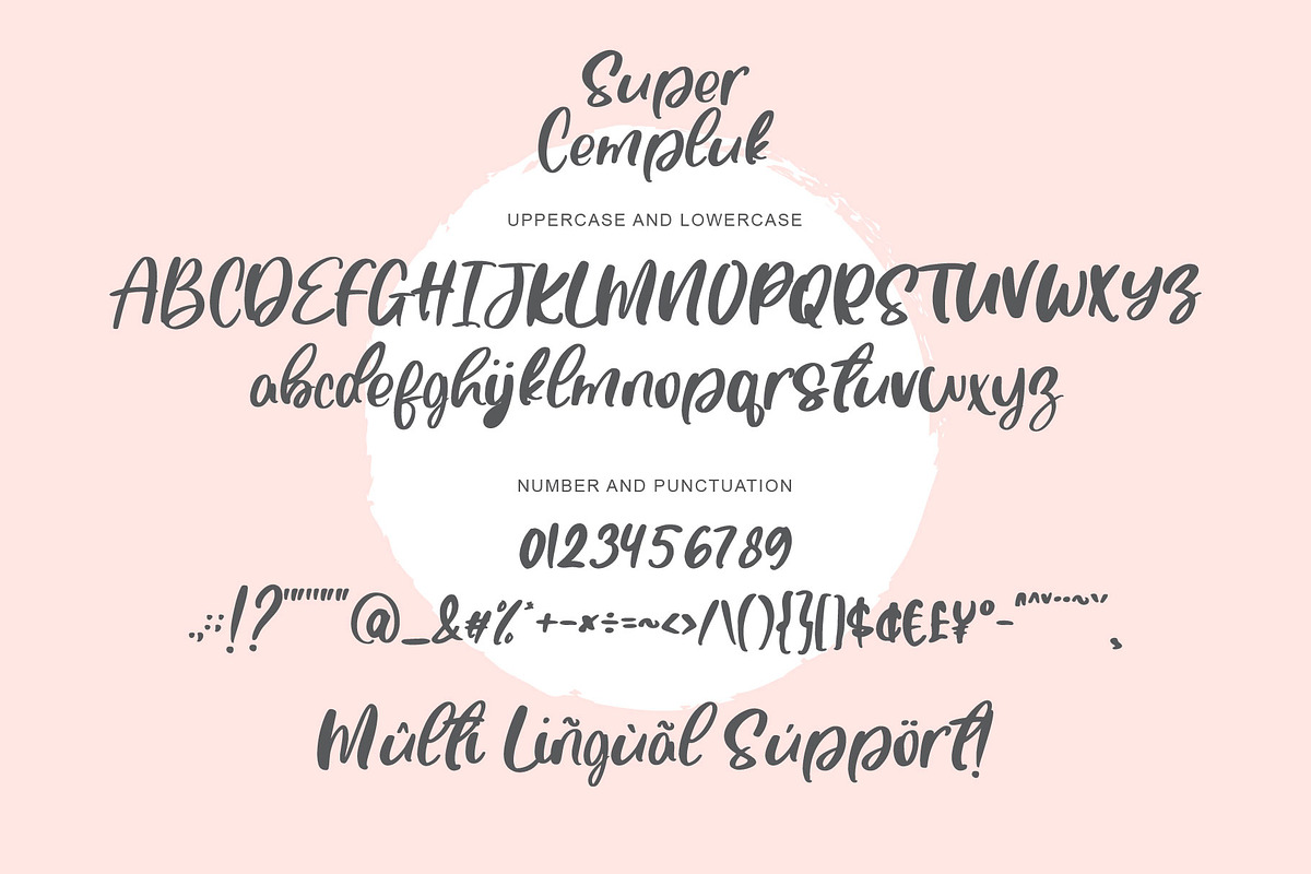 Super Cempluk - Handwritten font, a Script Font by alphArtype (Photo 5 of 6)