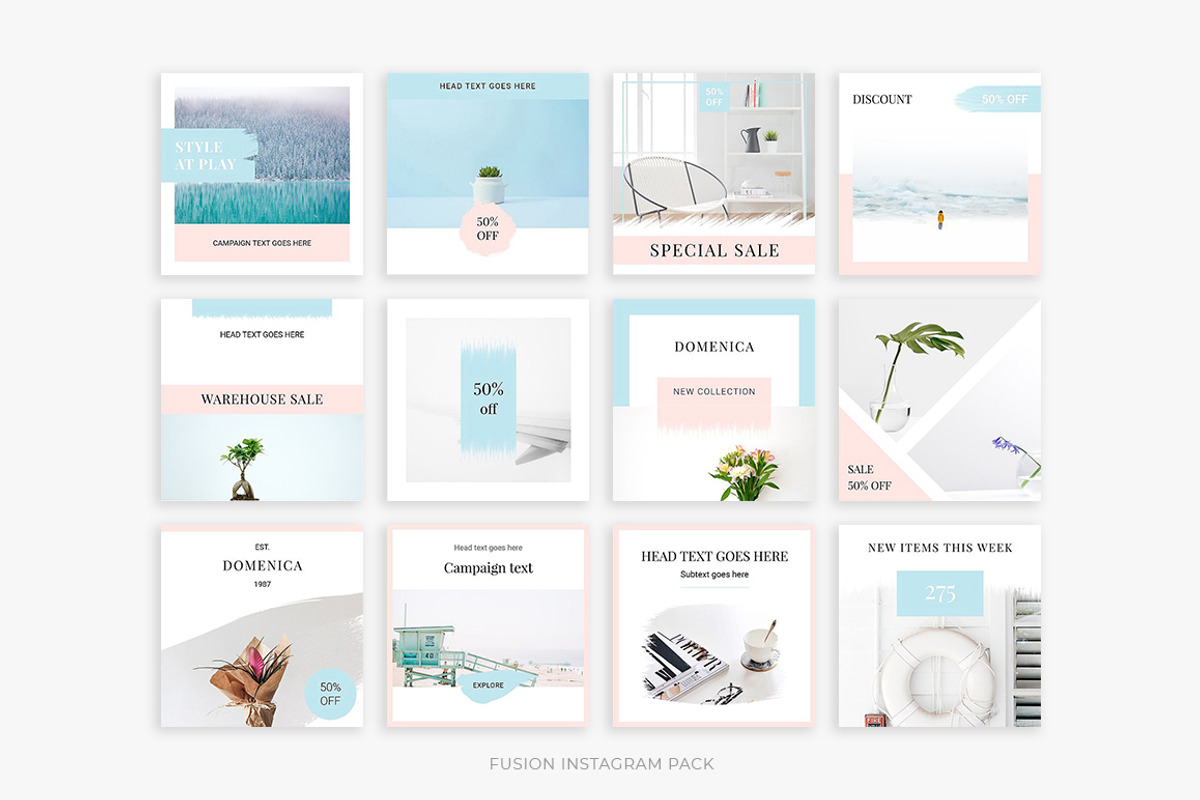 Clean Instagram Bundle, a Social Media Template by Swiss_cube (Photo 13 of 16)