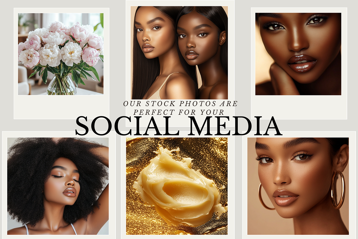 140 Melanin Aesthetic Stock Images, a Beauty & Fashion Photo by MarkoPresets (Photo 4 of 8)