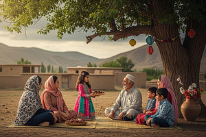 A group people sitting under a tree, a Person Photo by zahidhossainalif