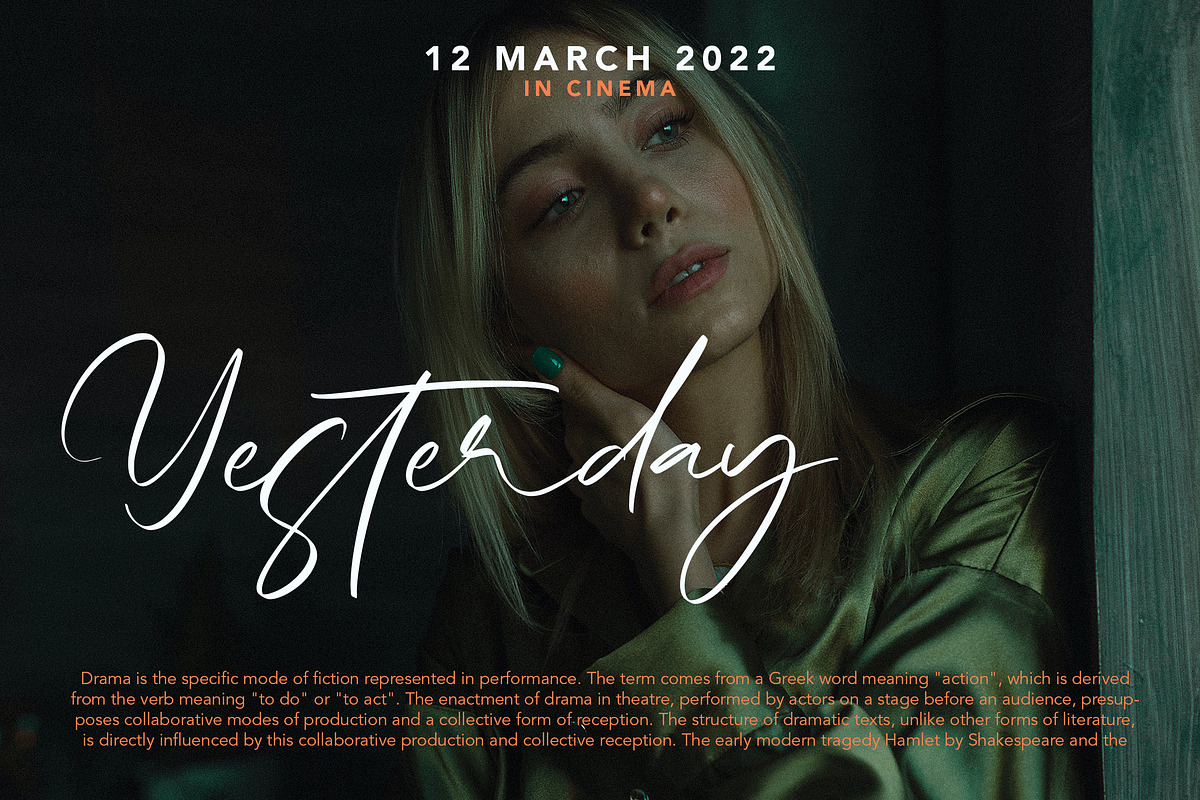 Positively, a Script Font by HATFSTUDIO (Photo 4 of 8)