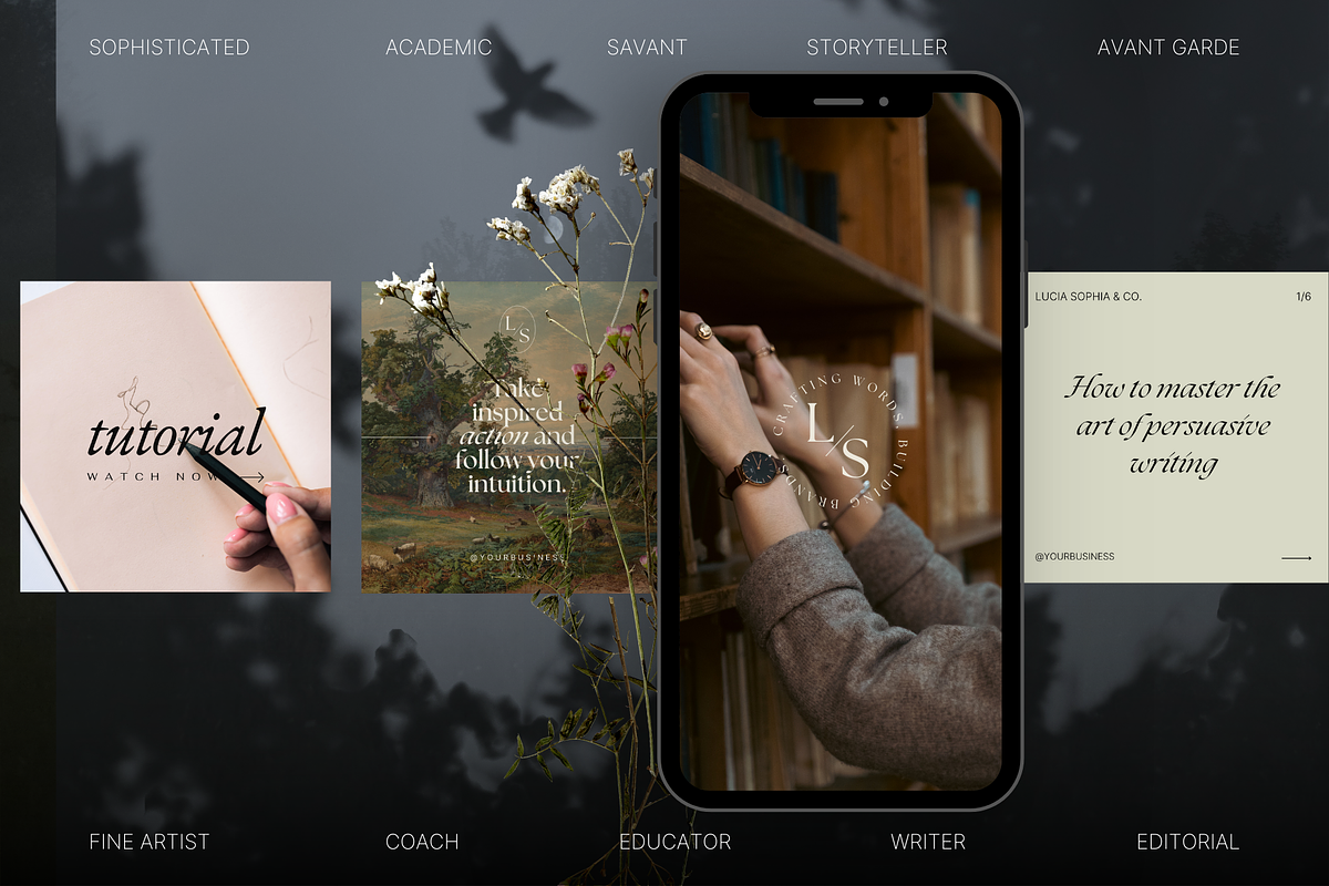 The Editor Template Bundle, a Social Media Template by The Flossy Finch (Photo 3 of 11)