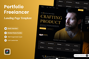 Denvo - Portfolio Freelancer, a Landing Page Template by SLAB! Design (Thumbnail 1 of 4)