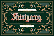 JavierSkull - Decorative Blackletter, a Blackletter Font by Dhabee (Thumbnail 5 of 15)