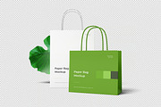High Quality Paper Bag Mockup, a Packaging Mockup by zpackcreative (Thumbnail 2 of 6)