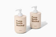 Cosmetic Pump Bottle Mockup, a Cups & Container Mockup by Akebareee (Thumbnail 1 of 3)