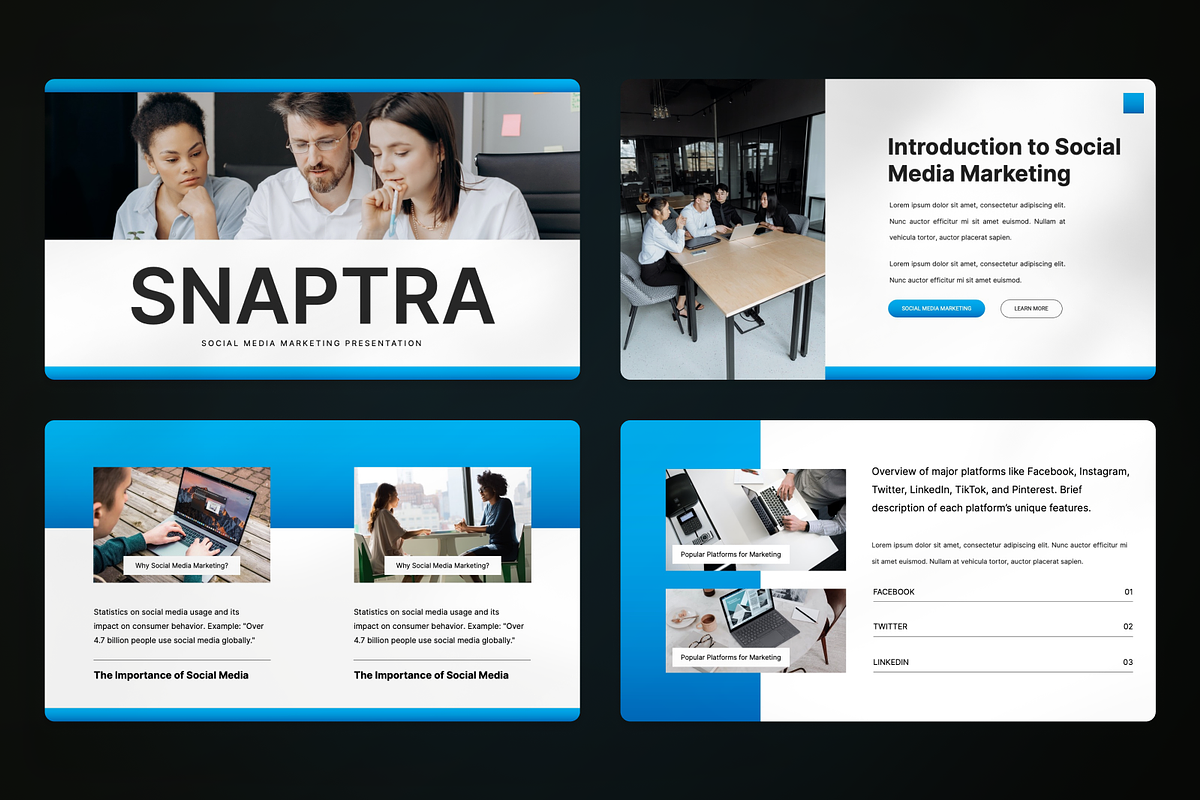 Social Media Marketing Keynote, a Presentation Template by SquidPixey (Photo 2 of 7)