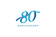 80th Anniversary Celebration Design, a Graphic by yopie (Thumbnail 4 of 4)