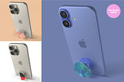 PopSockets Mock-up, an iPhone Mockup by Colatudo Store (Thumbnail 3 of 8)