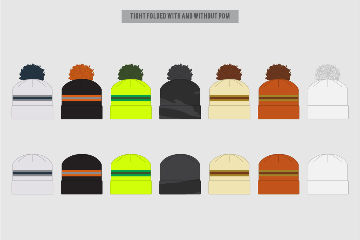 Hat Template - Beanies, a Hat Mockup by Template Haven (Photo 8 of 12)