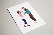 Couple met on dating site, a Food Illustration by Good Studio (Thumbnail 4 of 4)