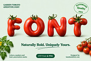 Garden Tomato Font, a Sans Serif Font by Handmadefont (Thumbnail 15 of 15)