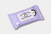 Wet Wipes Pack Mockup, a Packaging Mockup by Unerispace (Thumbnail 4 of 5)