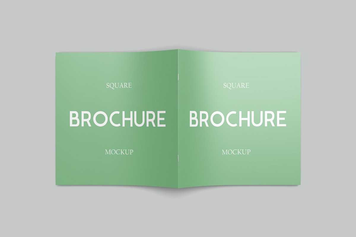 Square Brochure Mockup, a Print Template by graphiccrew (Photo 6 of 9)