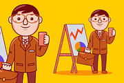 Man Lawyer Profession Cartoon Vector, a Person Illustration by MEDZ (Thumbnail 3 of 3)