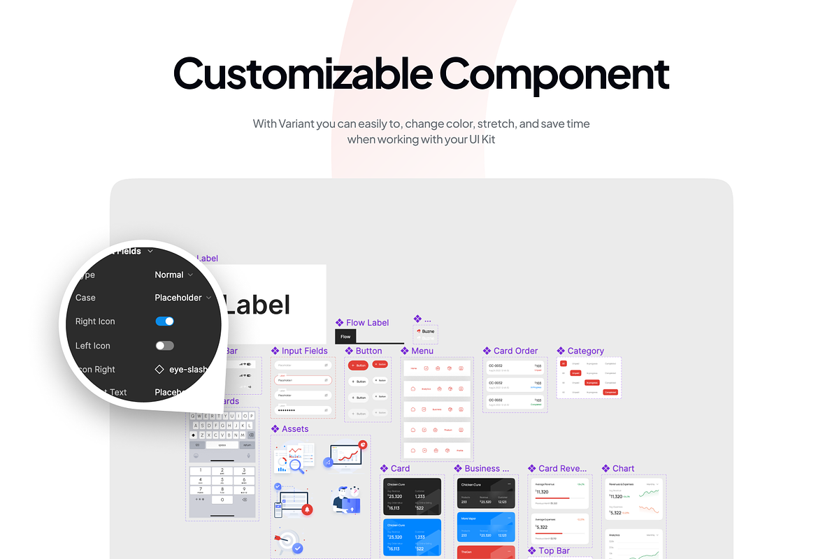 Buzne - Business Management App, an App Template by pickolabstudio (Photo 4 of 6)