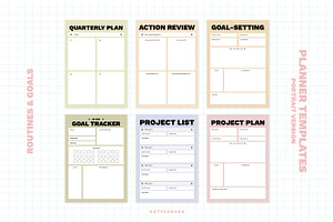 Routines & Goal Planner Set