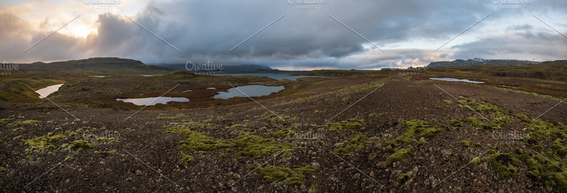 View during auto trip in West Iceland highlands, Snaefellsnes pe, a Nature Photo by YuriyB