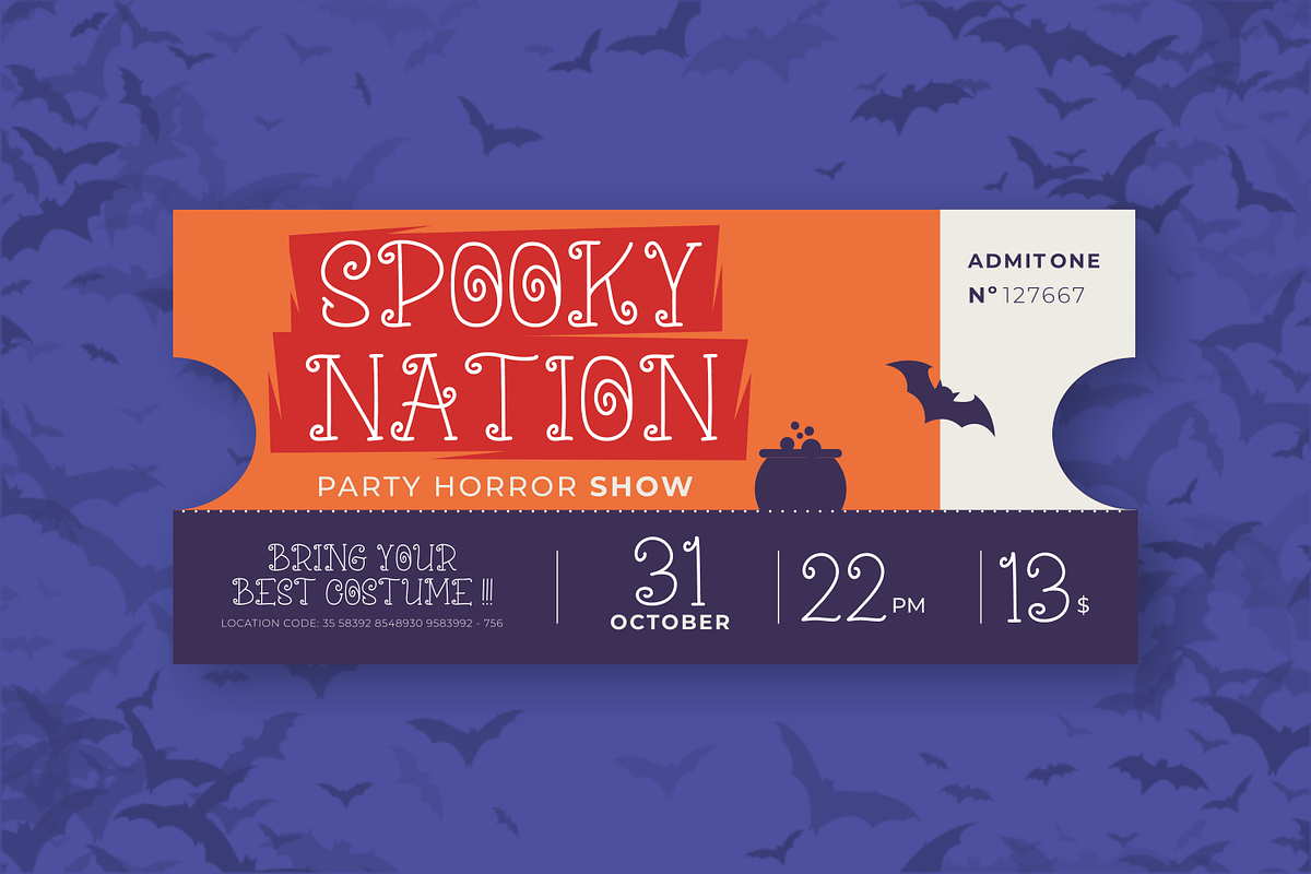 Pumpkin Hunter A Halloween Party, a Serif Font by Forberas Club (Photo 3 of 8)