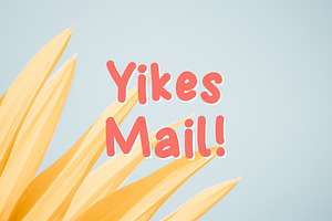 Yikes Mail Rounded Font