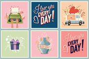 BIG Valentine Collection 100% Vector, a Decorative Illustration by Blue Lela Design (Thumbnail 5 of 9)
