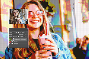8Bit Pixel Photo Effect