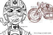 Procreate Vintage Comic Ink Brushes, a Brush Add-On by Ink Gang Boss (Thumbnail 4 of 9)