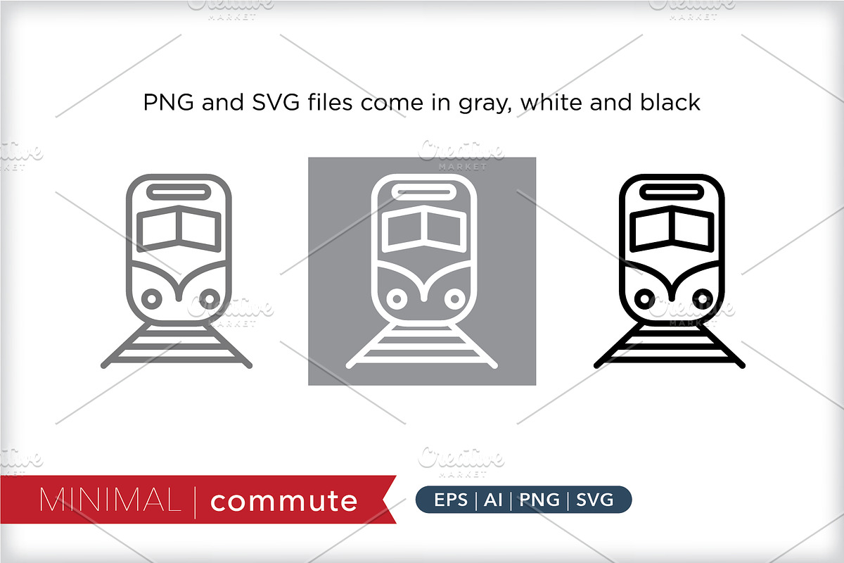 Minimal commute icons, an Outline Icon by Picture Window (Photo 2 of 5)