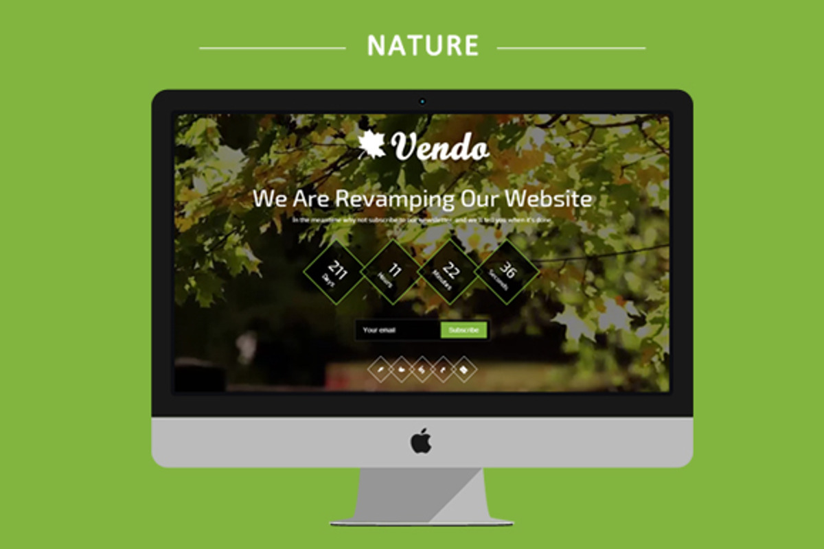 Vendo – Video Coming Soon Template, a Bootstrap Template by webyzona (Photo 4 of 5)