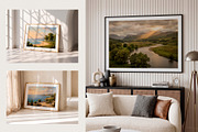 Vintage Oil Painting Landscapes, a Background Graphic by OliaMuseDesign (Thumbnail 5 of 6)