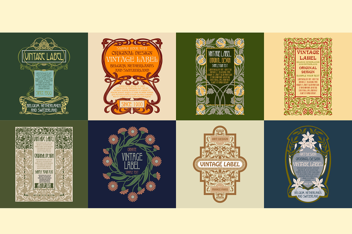 32 Most Popular Covers: Art nouveau, a Decorative Illustration by Stanislav Kharchevskyi (Photo 2 of 6)