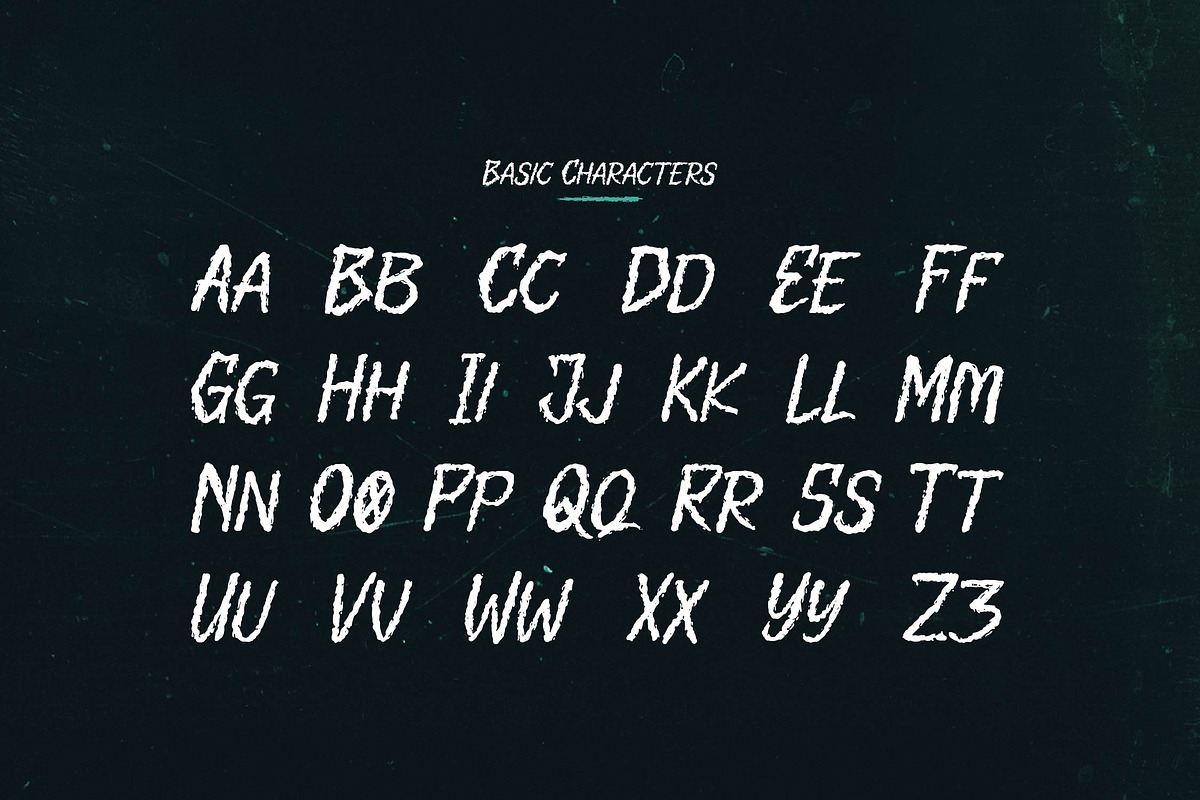 Wrong Mansion | Horror Font, a Font by Denustudios (Photo 10 of 14)