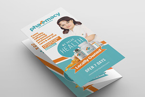 Pharmacy Tri-Fold Brochure Template