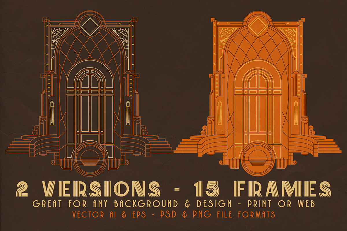 SALE Art Deco Toolkit, a Background Graphic by Cruzine (Photo 73 of 111)