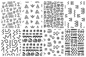 30 African Tribal Seamless Patterns