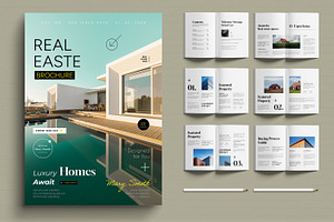Real Estate Brochure Template, a Brochure Template by MightyDesign