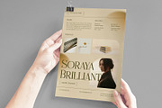 Elegant CV Resume Set, a Resume Template by Neermana (Thumbnail 3 of 5)