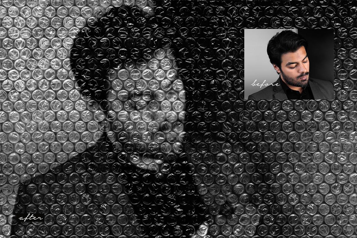 Bubble Wrap Photoshop Action, an Action Add-On by DuoFankaar (Photo 6 of 9)