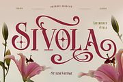 Sivola, a Serif Font by Burntilldead (Thumbnail 1 of 12)
