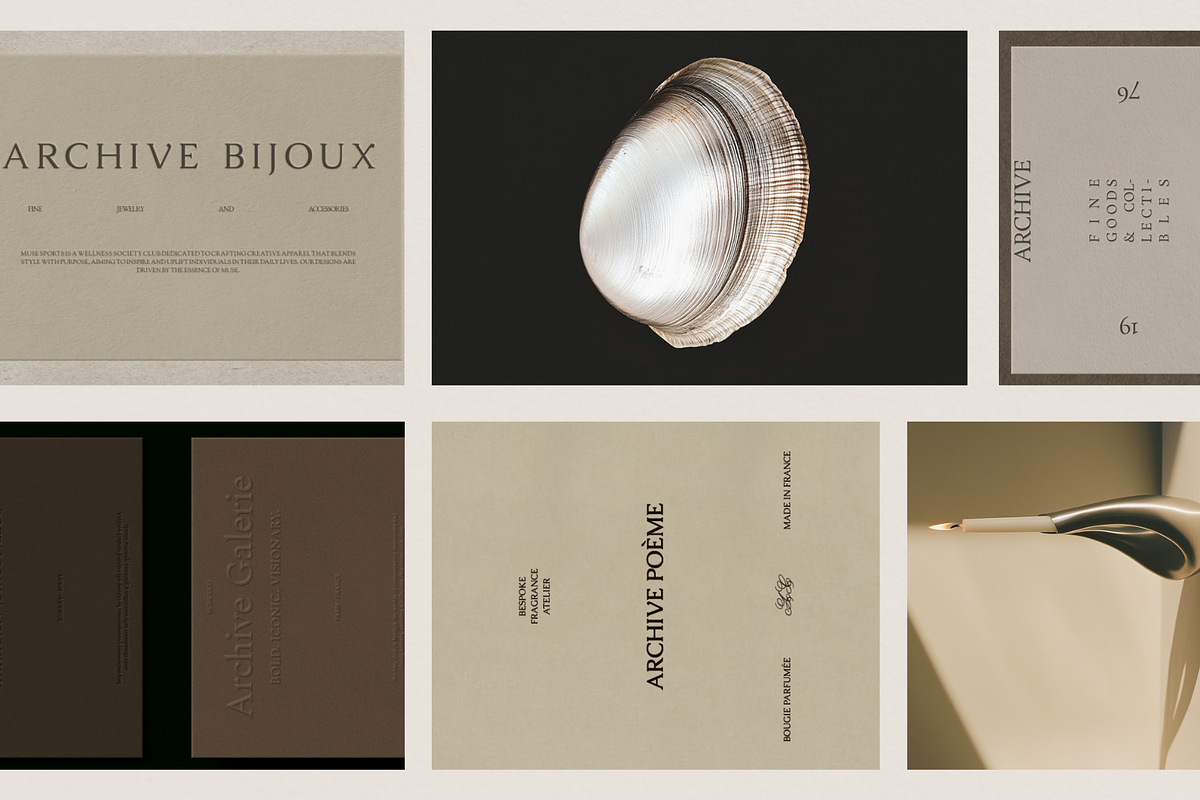 LE ARCHIVE | Logo Collection, a Branding & Logo Template by Duet Atelier (Photo 1 of 13)