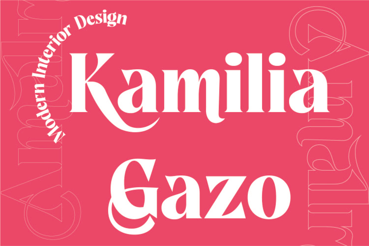 Amalrano | Modern Serif Display Font, a Serif Font by MchCrafter (Photo 6 of 9)