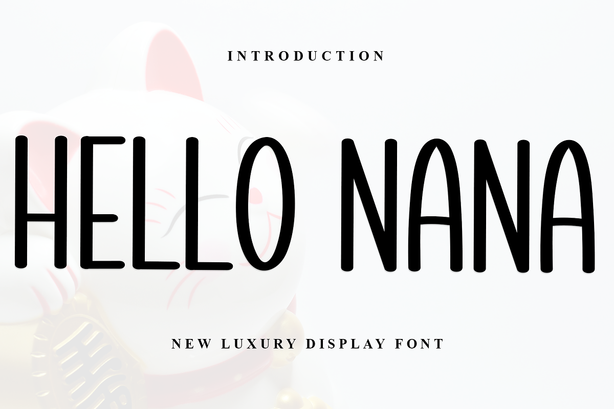 Hello Nana, a Sans Serif Font by FreshTypeINK (Photo 1 of 8)